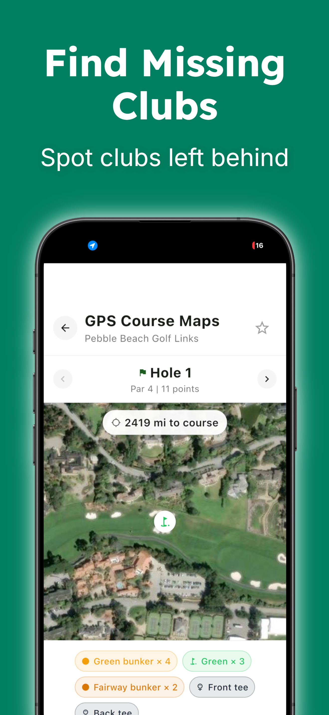 ClubWatch app — digital scorecard